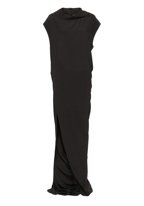 Abito maxi edfu t in nero Rick Owens - donna